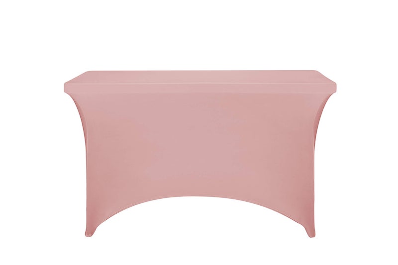 LZY Spandex Fitted Stretch Table Cover for 4ft or 6ft or 8ft Folding Table, Rectangular Cocktail Tablecloth, Perfect for Party or Banquet - Image 2